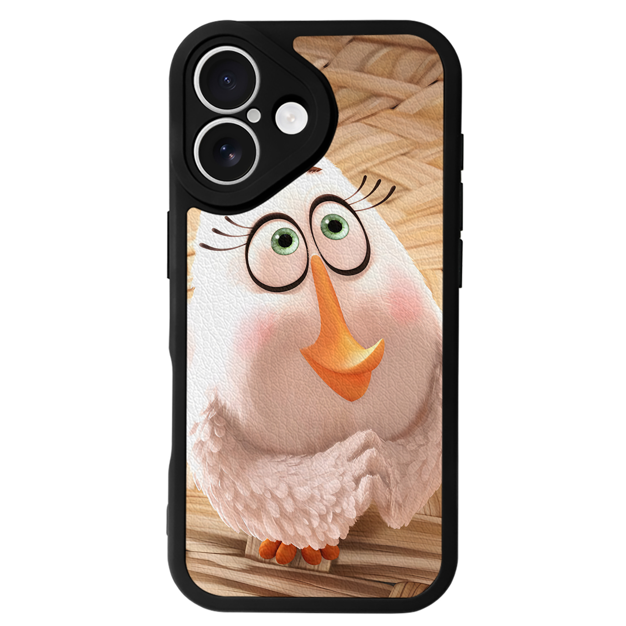 （画像用） Angry Birds アングリーバード 【iPhone 16シリーズ対応】シリコンスマホケース（レザー調） 材質：シリコン